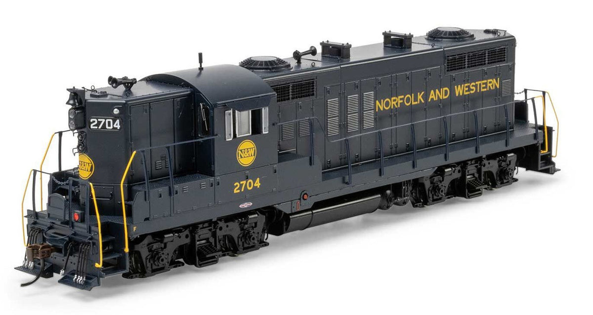 Athearn Genesis HO ATHG-1377 DCC/Tsunami 2 Sound Equipped EMD GP18 Locomotive Norfolk & Western NW #2704