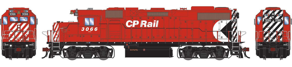 Athearn Genesis HO ATHG-1403 DCC/Tsunami2 Sound Equipped EMD GP38-2 Locomotive CP Rail 'Multimark' CPR #3066