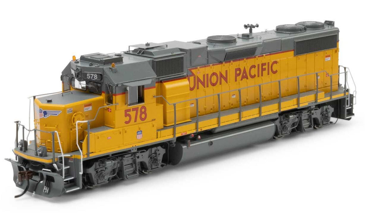 Athearn Genesis HO ATHG-1417 DCC/Tsunami2 Sound Equipped EMD GP38-2 Locomotive Union Pacific 'Baby Wings w/Yellow Sill' UP #578