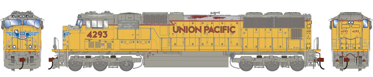 Athearn Genesis HO ATHG-1589 DCC Ready EMD SD70M Locomotive Union Pacific 'Primed For Grime' UP #4293