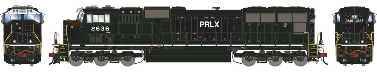 Athearn Genesis HO ATHG-1591 DCC Ready EMD SD70M Locomotive 'Primed For Grime' PRLX 'Ex-NS' #2636