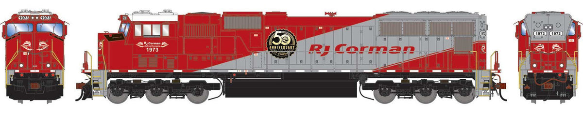 Athearn Genesis HO ATHG-1593 DCC Ready EMD SD70M Locomotive RJ Corman '50th Anniversary' Paint Scheme RJCC #1973