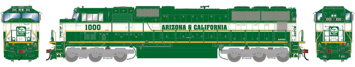 Athearn Genesis HO ATHG-1623 DCC/Tsunami 2 Sound Equipped EMD SD70M Locomotive 'Legendary Liveries' Arizona & California ARZC #1000