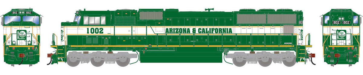 Athearn Genesis HO ATHG-1624 DCC/Tsunami 2 Sound Equipped EMD SD70M Locomotive 'Legendary Liveries' Arizona & California ARZC #1002