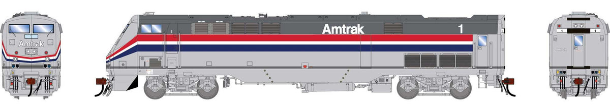 Athearn Genesis HO ATHG-1685 DCC/Tsunami 2 Sound Equipped GE P42DC Locomotive Amtrak Phase III AMTK #1