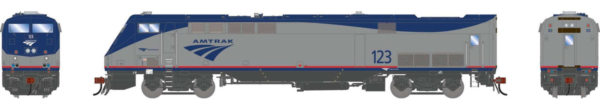 Athearn Genesis HO ATHG-1675 DCC Ready GE P42DC Locomotive Amtrak Phase V 'Low Wave' AMTK #123
