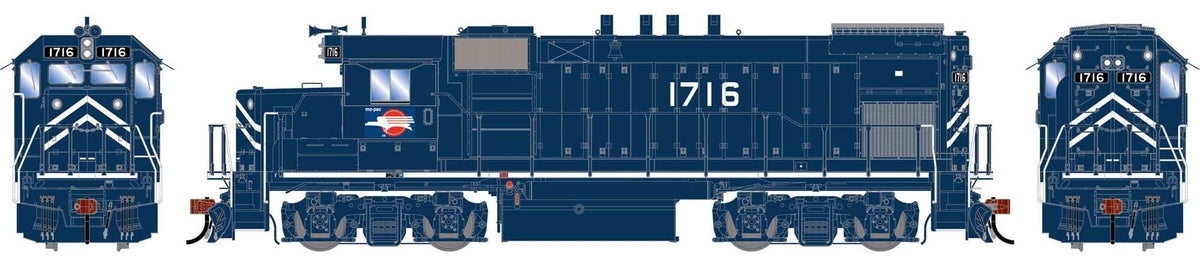 Athearn Genesis HO ATHG-1888 DCC Ready EMD GP15-1 Locomotive Missouri Pacific MP #1716