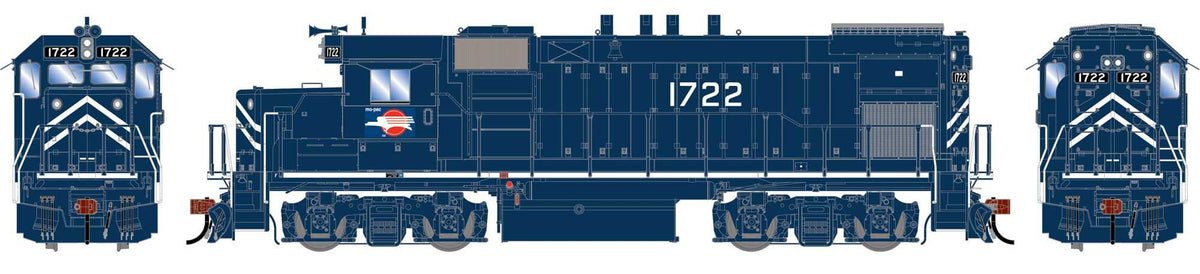 Athearn Genesis HO ATHG-1889 DCC Ready EMD GP15-1 Locomotive Missouri Pacific MP #1722