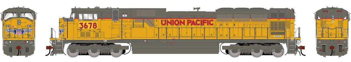 Athearn Genesis HO ATHG-1931 DCC/Tsunami 2 Sound Equipped EMD SD90MAC Locomotive Union Pacific UP #3678