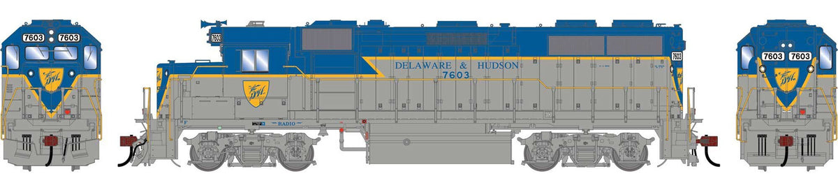 Athearn Genesis HO ATHG-1992 DCC/Tsunami 2 Sound Equipped EMD GP39-2 PH I Locomotive Delaware & Hudson DH #7603