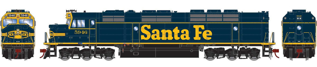 Athearn Genesis HO ATHG18376 DCC/Tsunami 2 Sound Equipped EMD FP45 Locomotive Santa Fe ATSF #5946
