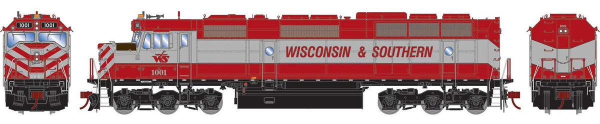 Athearn Genesis HO ATHG18278 DCC Ready EMD F45 Locomotive Wisconsin & Southern WSOR #1001