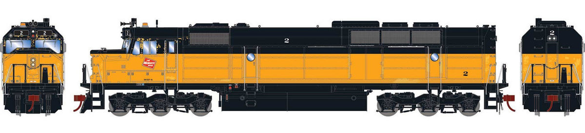Athearn Genesis HO ATHG18385 DCC/Tsunami 2 Sound Equipped EMD FP45 Locomotive Milwaukee Road MILW #2