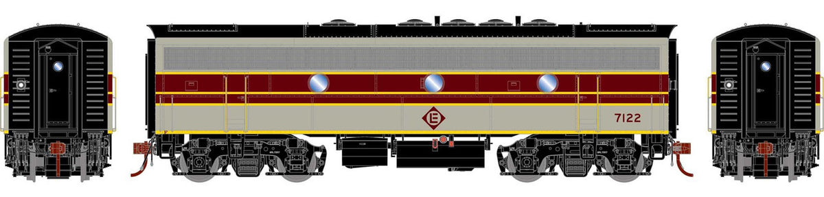 Athearn Genesis HO ATHG19556 DCC/Sound EMD F7B Erie Lackawanna 'Freight' EL #7122