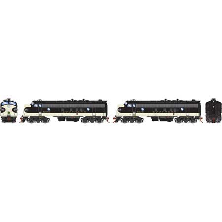 Athearn Genesis HO ATHG19501 with DCC/Tsunami2 Sound FP7A/FP7A Southern SOU #6144A/6139A