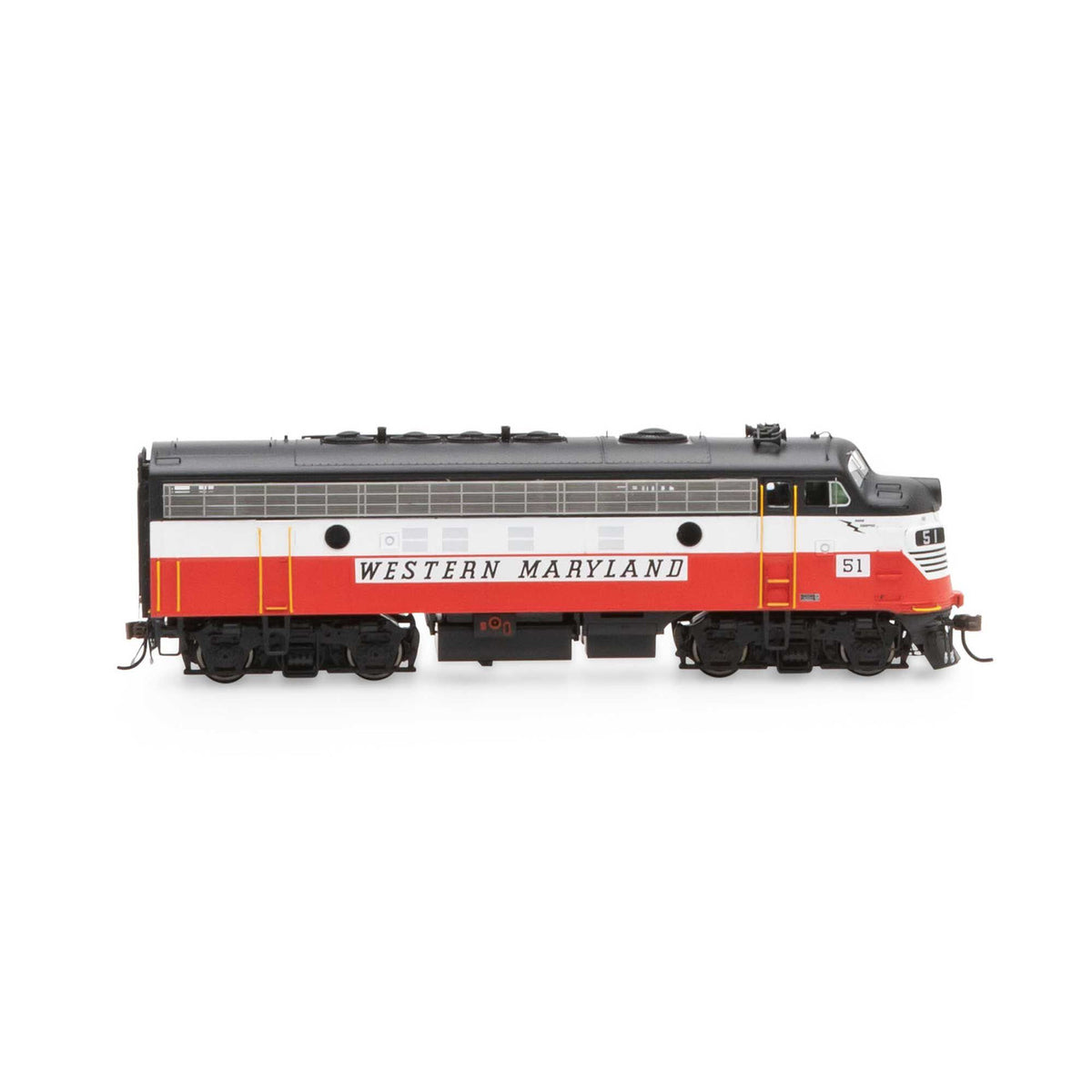 Athearn Genesis HO ATHG19352 DCC Ready EMD F3A Western Maryland WM #51