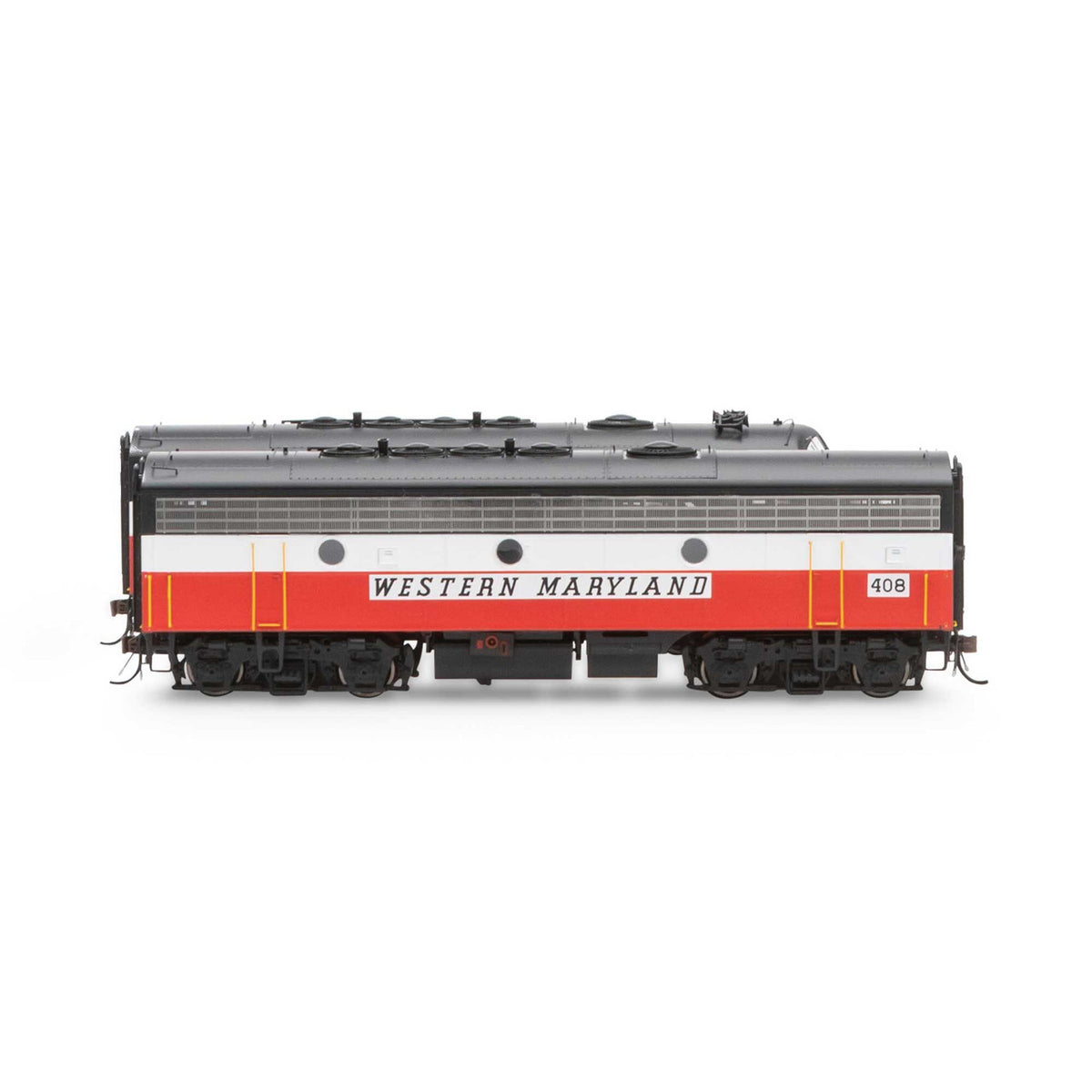 Athearn Genesis HO ATHG19554 DCC/Sound EMD F7A/B Set Western Maryland WM #242/#408