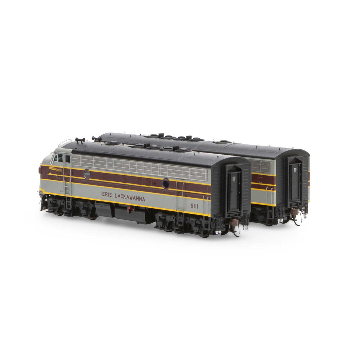 Athearn Genesis HO ATHG19357 DCC Ready EMD F7A/B Set Erie Lackawanna 'Freight' #6111/#6352