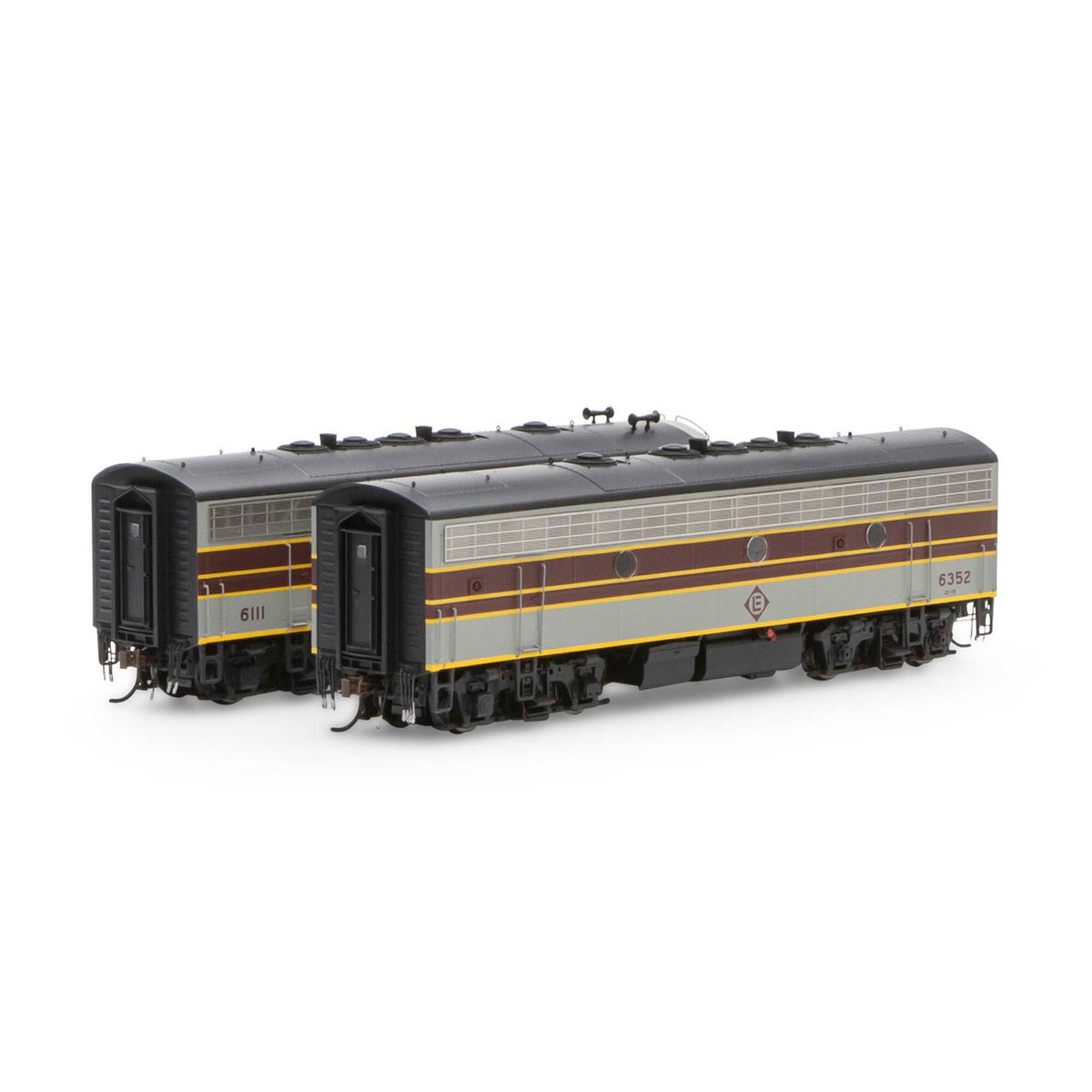 Athearn Genesis HO ATHG19357 DCC Ready EMD F7A/B Set Erie Lackawanna 'Freight' #6111/#6352