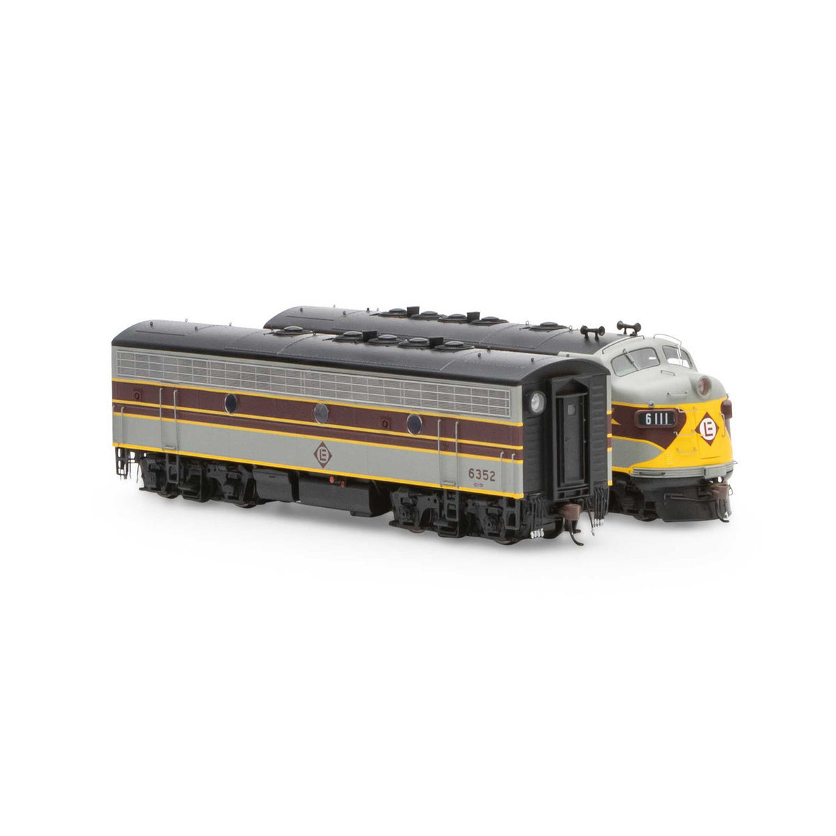 Athearn Genesis HO ATHG19357 DCC Ready EMD F7A/B Set Erie Lackawanna 'Freight' #6111/#6352