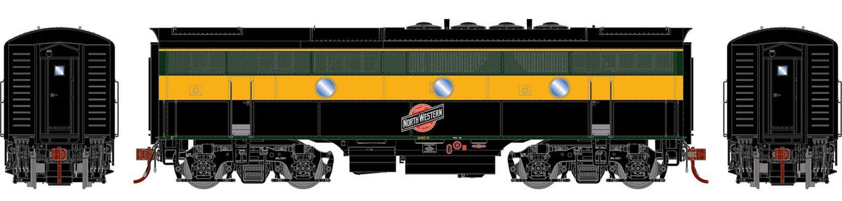 Athearn Genesis HO ATHG19570 DCC Ready EMD F3B Locomotive Chicago & North Western C&NW #4061-B