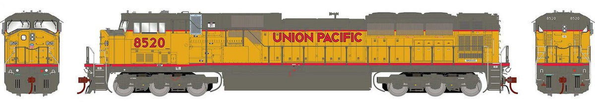 Athearn Genesis G2 HO ATHG27223 DCC Ready SD90MAC-H Phase I Locomotive Union Pacific UP #8520