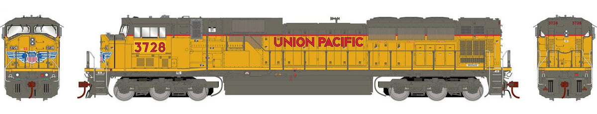 Athearn Genesis 2.0 HO ATHG27355 DCC/Sound EMD SD90MAC Union Pacific UP #3728