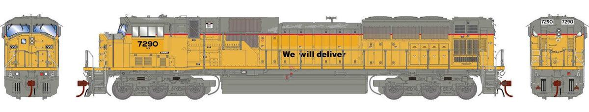 Athearn Genesis 2.0 HO ATHG27368 DCC/Sound EMD SD90MAC Norfolk Southern NS #7290