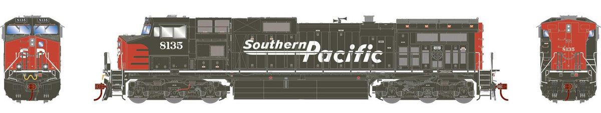 Athearn Genesis 2.0 HO ATHG31641 with DCC/Tsunami 2 GE Dash 9-44CW Southern Pacific SP #8135