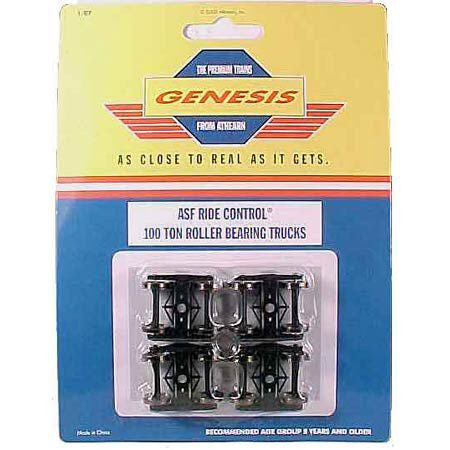 Athearn Genesis HO ATHG4599 100-Ton Roller Bearing Truck .088" Tread 2-Pair