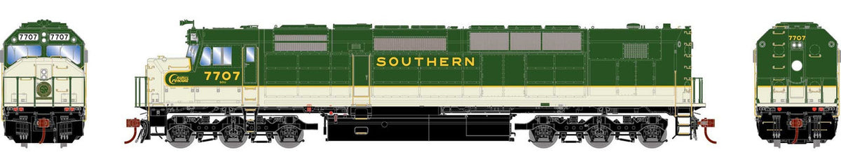Athearn Genesis HO ATHG64129 DCC Ready SDP40F Locomotive Southern SOU #7707
