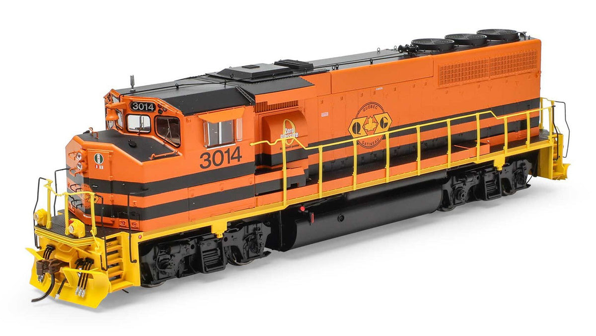 Athearn Genesis HO ATHG64941 DCC/Tsunami 2 Sound Equipped GP40-2 Locomotive Quebec Gatineau Railway QGRY #3014