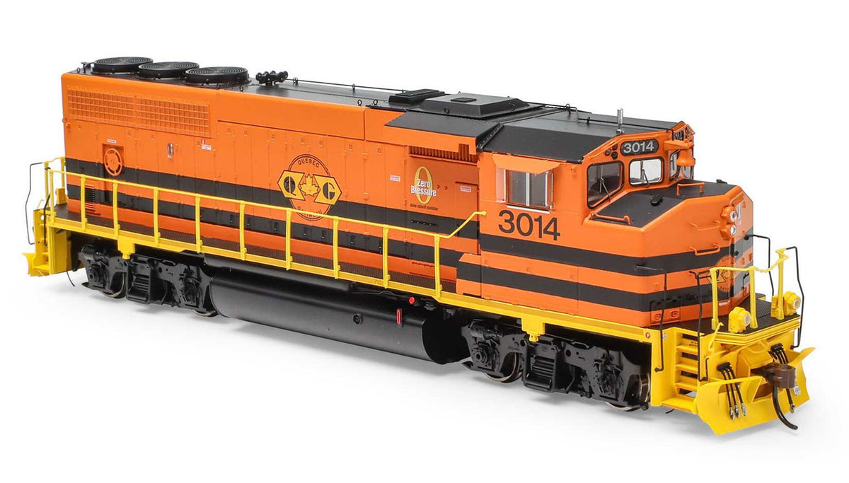 Athearn Genesis HO ATHG64941 DCC/Tsunami 2 Sound Equipped GP40-2 Locomotive Quebec Gatineau Railway QGRY #3014
