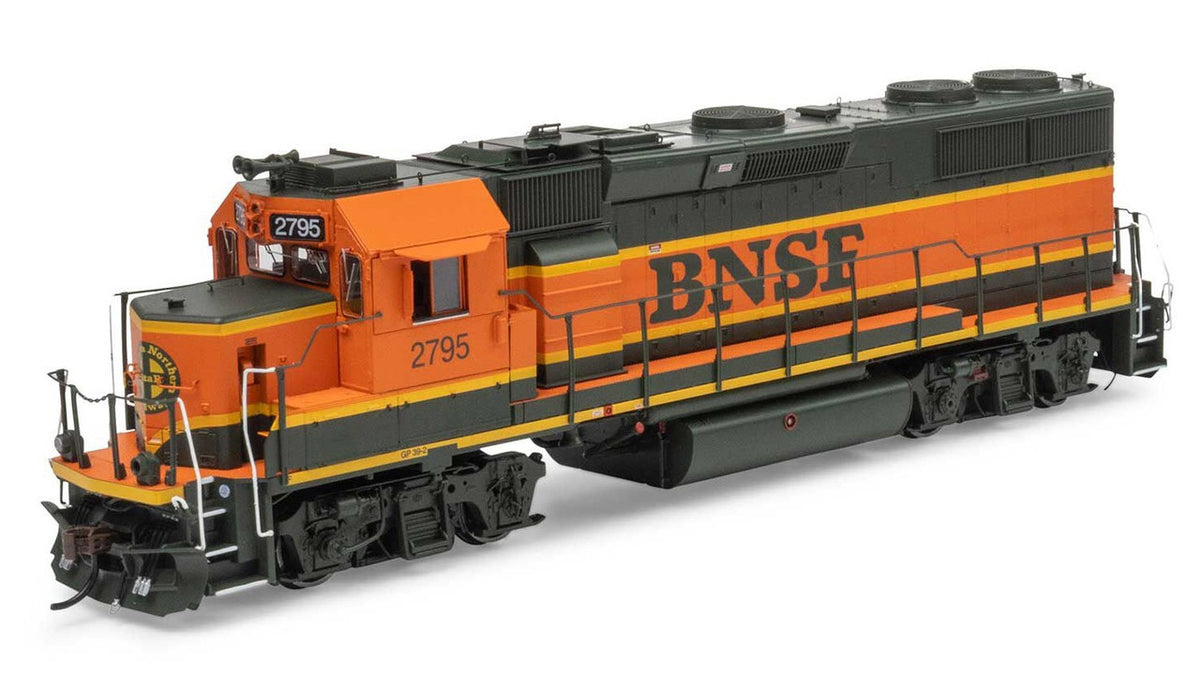 Athearn Genesis HO ATHG66356 DCC/Tsunami 2 Sound Equipped EMD GP39-2u Locomotive BNSF H1 scheme BNSF #2795