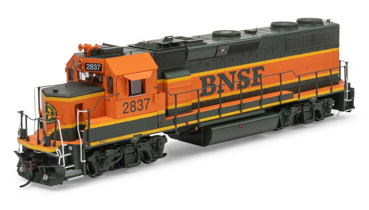 Athearn Genesis HO ATHG66257 DCC Ready EMD GP39-2u Locomotive BNSF H1 scheme BNSF #2837
