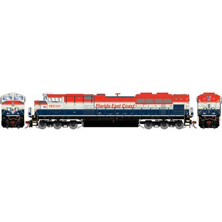 Athearn Genesis 2.0 HO ATHG70577 DCC Ready EMD SD70M-2 Florida East Coast FEC #107
