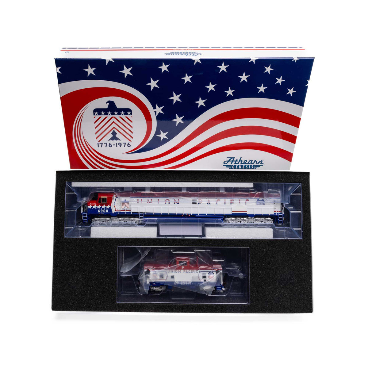 Athearn Genesis HO ATHG71520 DCC Ready EMD DDA40X Locomotive Union Pacific UP #6900 with ICC Caboose #25717
