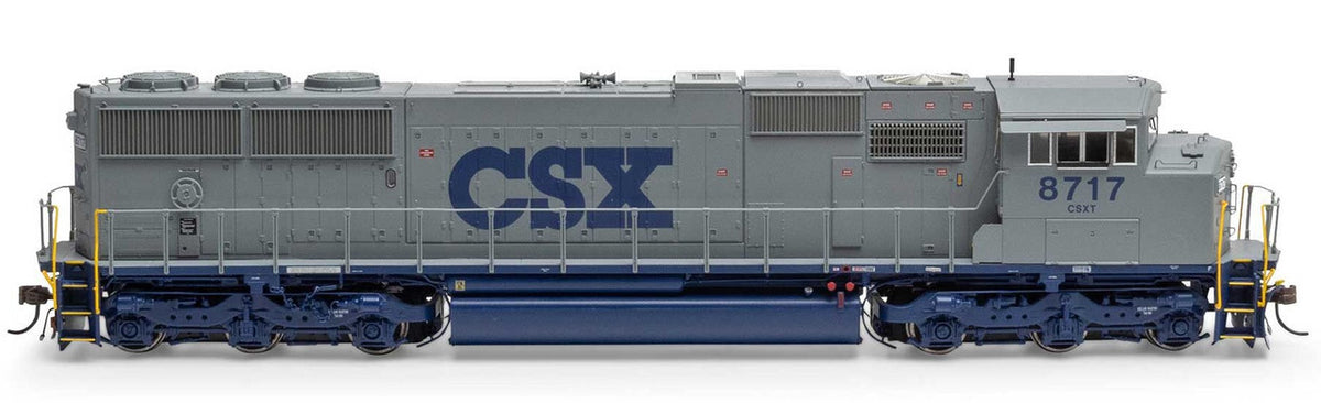 Athearn Genesis HO ATHG75637 DCC/Tsunami 2 Sound Equipped EMD SD60M 'Tri-Clops' Locomotive CSX CSXT #8717