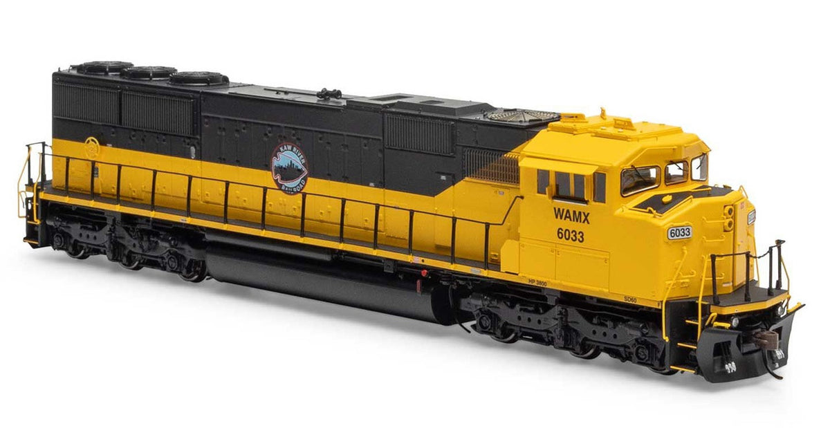 Athearn Genesis HO ATHG75545 DCC Ready EMD SD60M 'Tri-Clops' Locomotive WAMX #6033