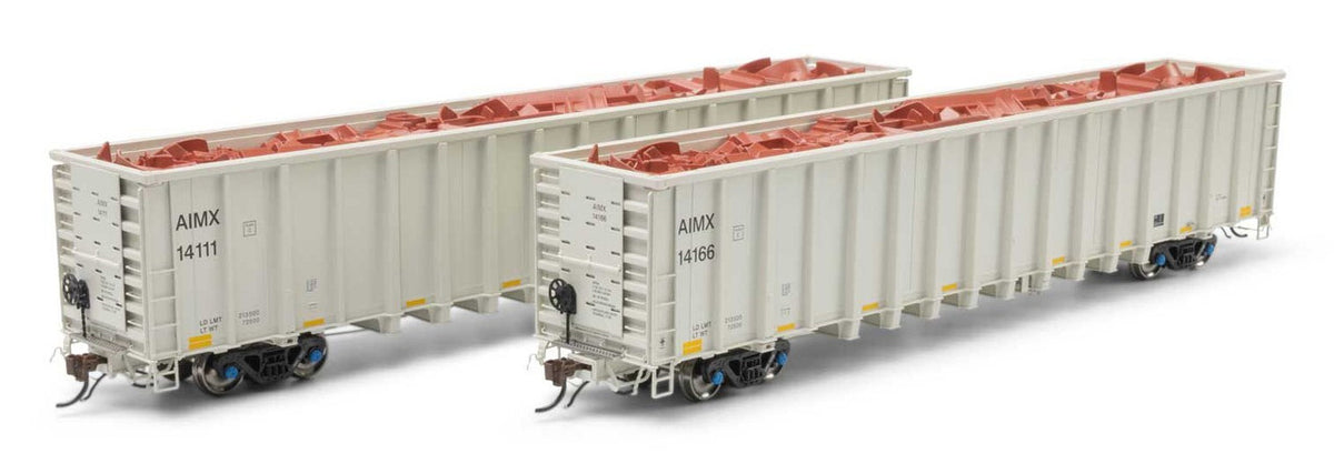 Athearn Genesis HO ATHG76709 NSC 6400 Gondola AIMX #14111/14166 2-Pack