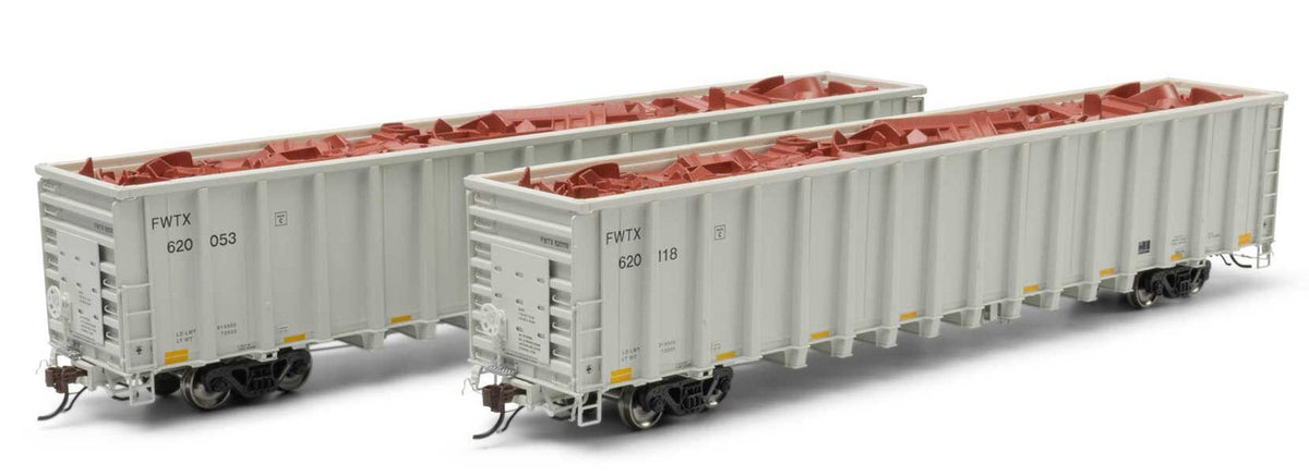 Athearn Genesis HO ATHG76733 NSC 6400 Gondola FWTX #620053/620118 2-Pack