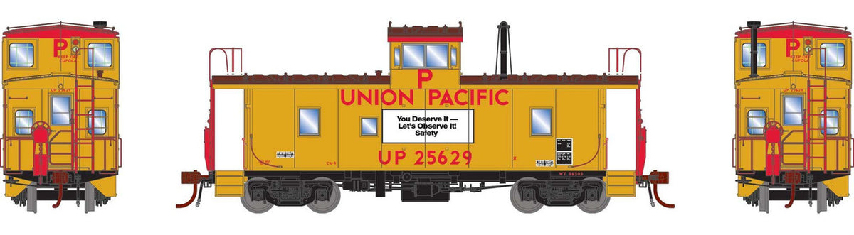 Athearn Genesis HO ATHG78356 DCC/Tsunami SoundCar Equipped CA-9 ICC Caboose w/Lights & Sound Union Pacific UP #25629