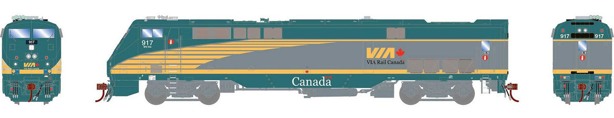 Athearn Genesis HO ATHG81313 DCC/Tsunami 2 Sound Equipped GE AMD103 / P42DC Genesis Locomotive VIA #917