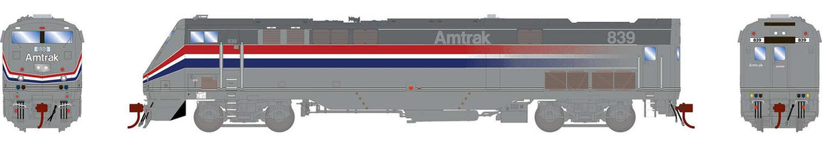 Athearn Genesis HO ATHG82282 DCC Ready GE P40DC Locomotive Amtrak 'Phase III' Scheme AMTK #839