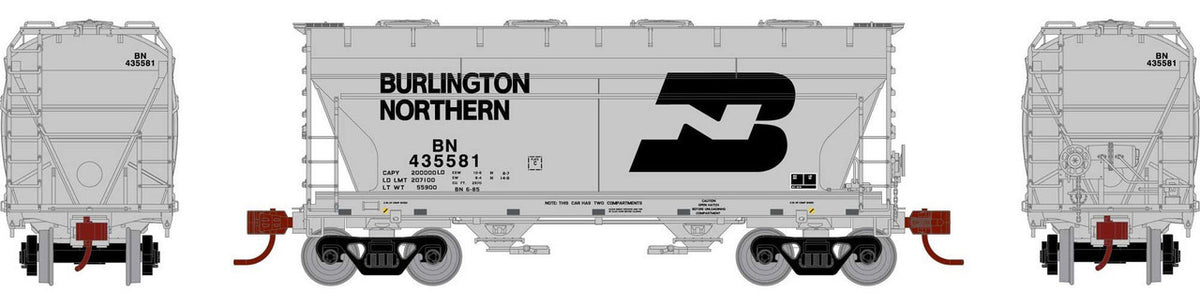 Athearn Genesis N ATHGN24687 ACF 2970 Covered Hopper Burlington Northern BN #435581