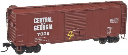 Atlas MASTER N 50001762 40' PS-1 Boxcar w8' Door, Central of Georgia 7002