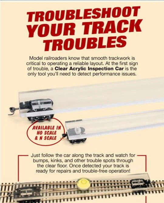 GoodDealsDCC N AIC-2 N Scale Acrylic Inspection Car