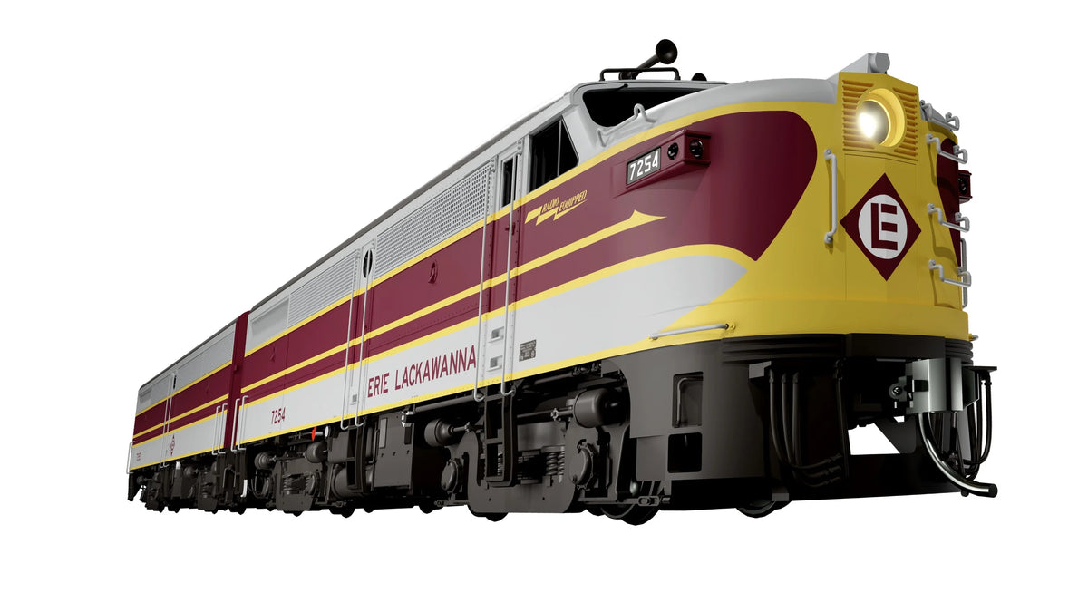 Rapido Trains Inc HO 37546 DCC/ESU LokSound V5 Equipped ALCo FA-1 Locomotive Erie Lackawanna "Grey & Maroon" EL #7271
