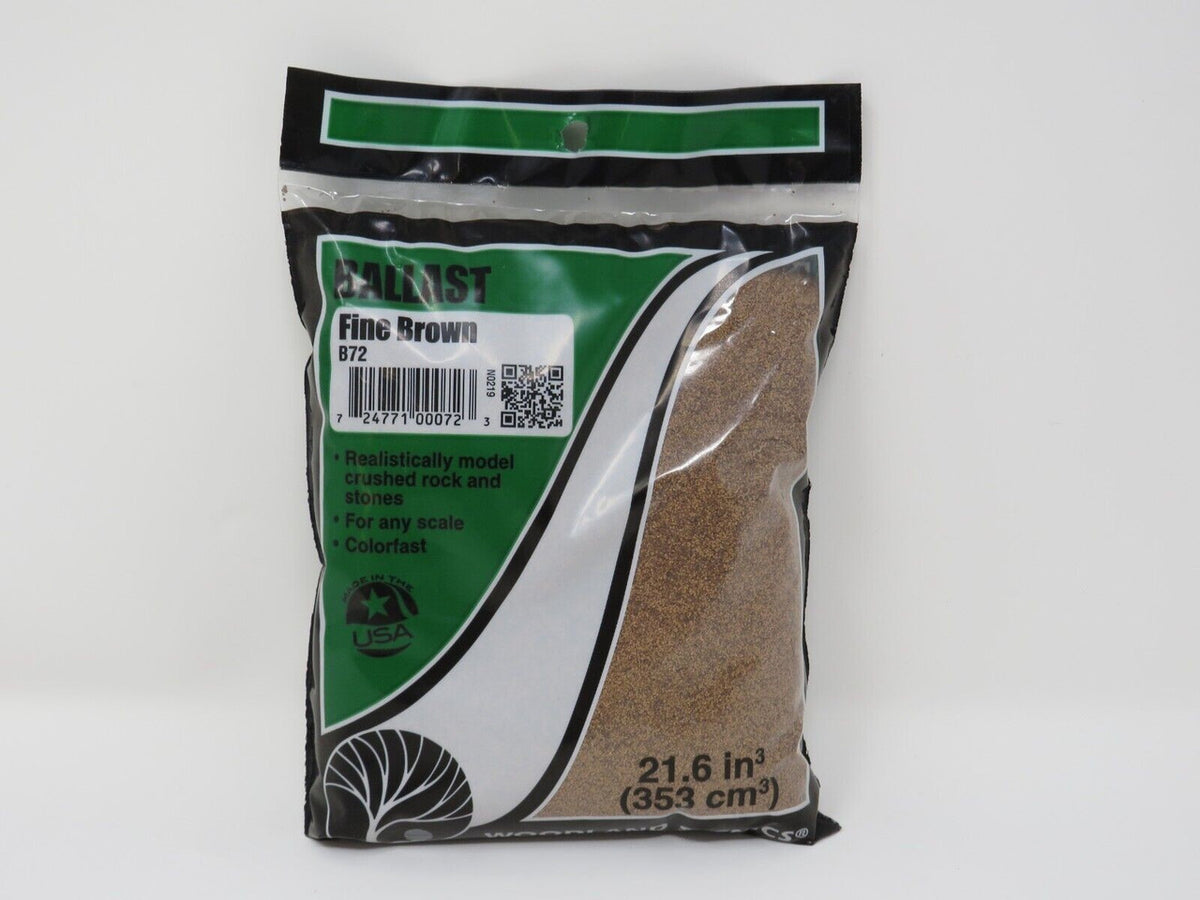 Woodland Scenics B72 Fine Ballast Bag - Brown