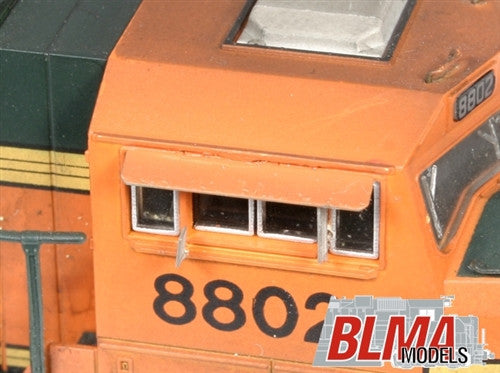 BLMA N 16 Detail Parts Modern EMD Cab Sunshades 4 per pack